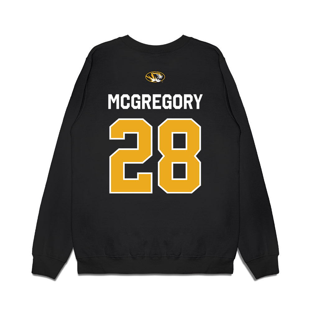 Missouri - NCAA Football : Jayden Mcgregory - Memorial Stadium 100 Year Anniversary Premium Crewneck Sweatshirt-1