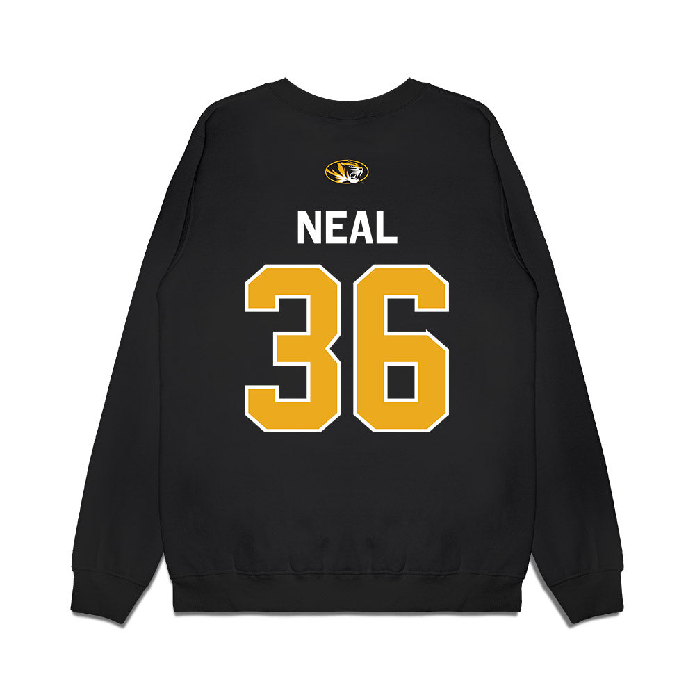 Missouri - NCAA Football : Trashundon Neal - Memorial Stadium 100 Year Anniversary Premium Crewneck Sweatshirt-1