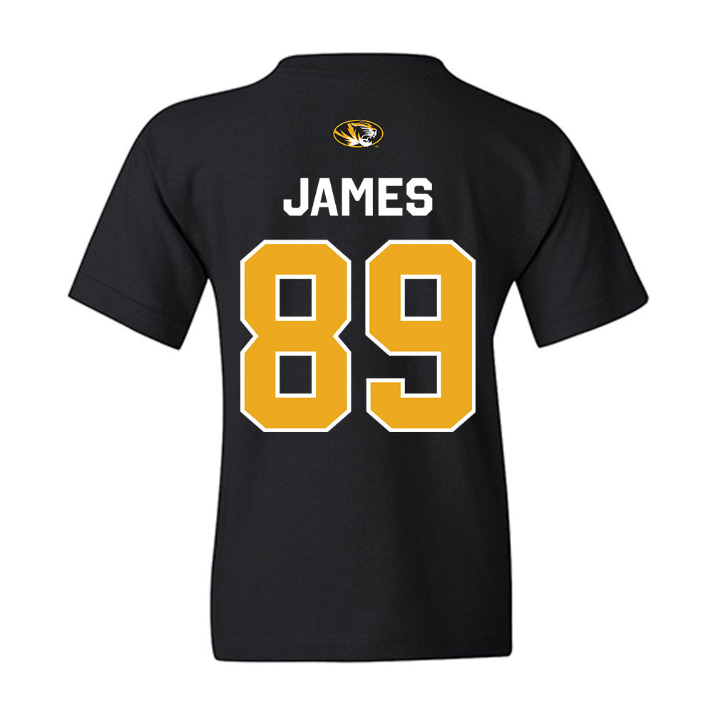 Missouri - NCAA Football : Jude James - Memorial Stadium 100 Year Anniversary Youth T-Shirt-1