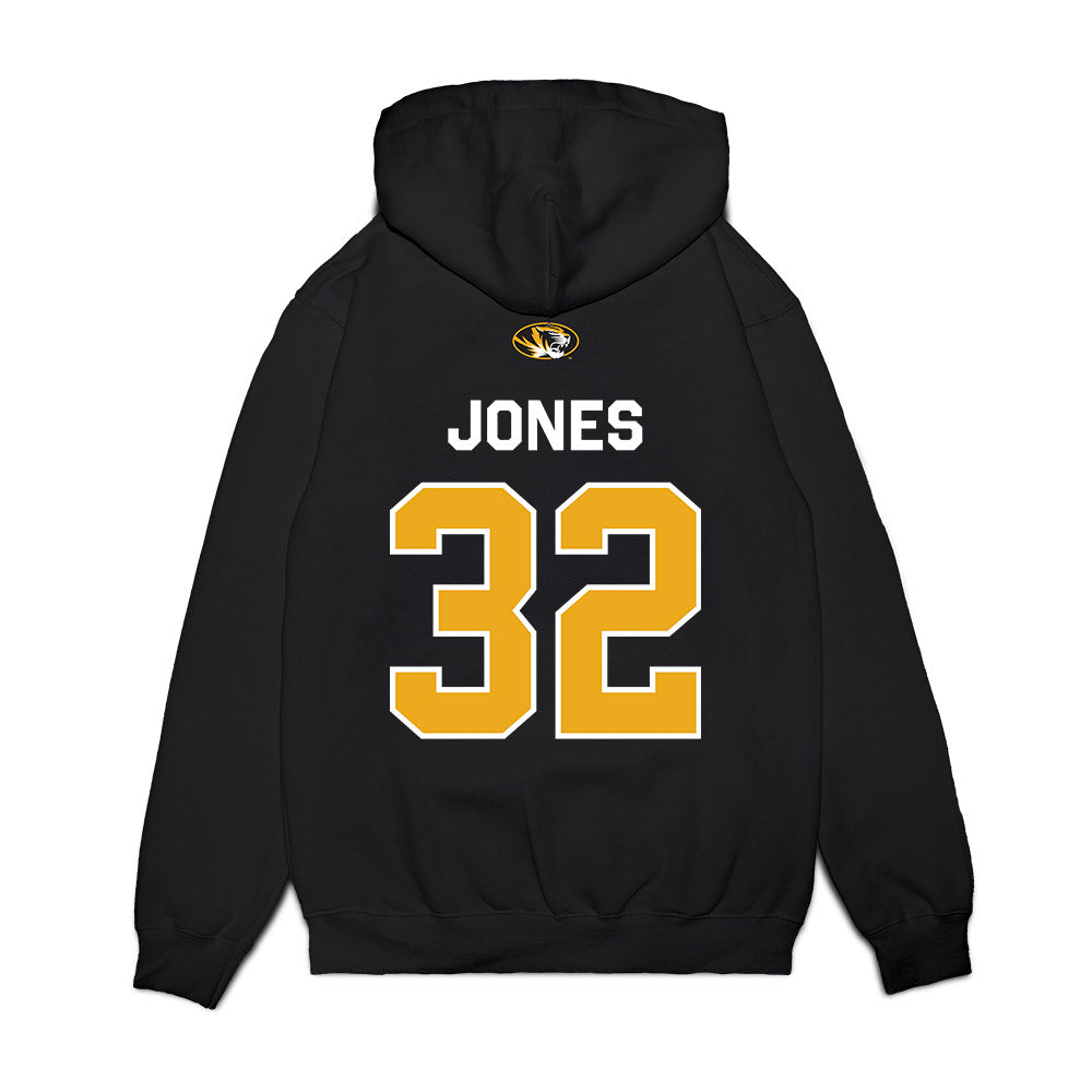 Missouri - NCAA Football : Brody Jones - Memorial Stadium 100 Year Anniversary Premium Hooded Sweatshirt-1