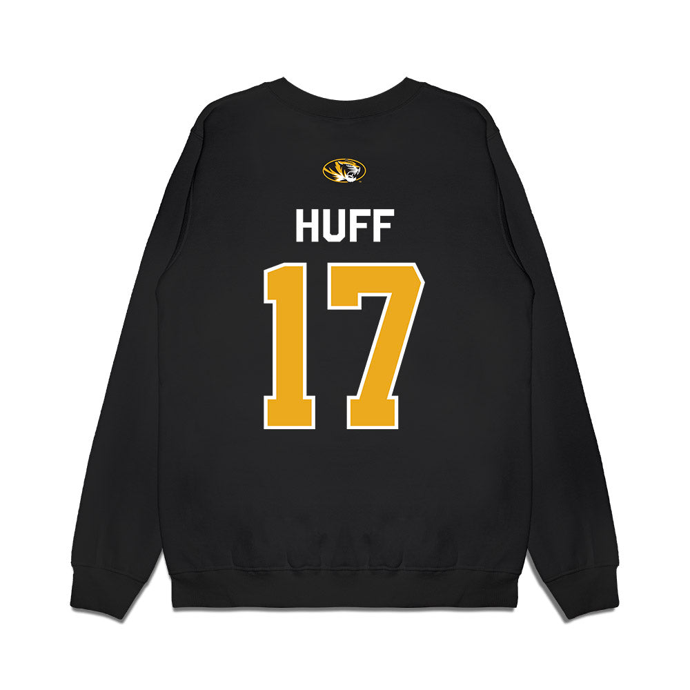 Missouri - NCAA Football : Brian Huff - Memorial Stadium 100 Year Anniversary Premium Crewneck Sweatshirt-1