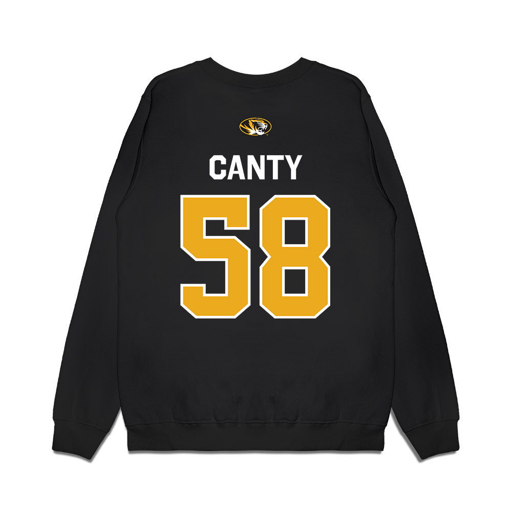 Missouri - NCAA Football : Khalief Canty - Memorial Stadium 100 Year Anniversary Premium Crewneck Sweatshirt-1