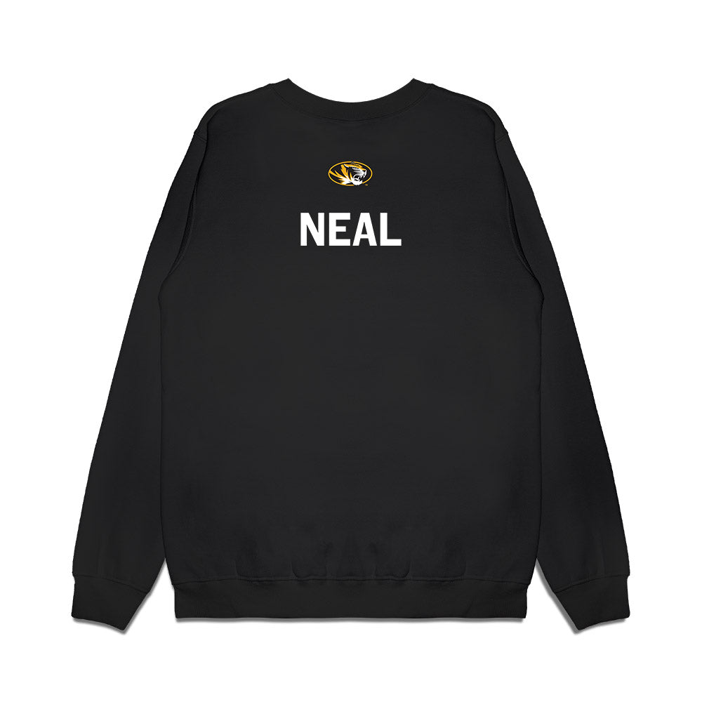 Missouri - NCAA Football : Trashundon Neal - Memorial Stadium 100 Year Anniversary Premium Crewneck Sweatshirt-1