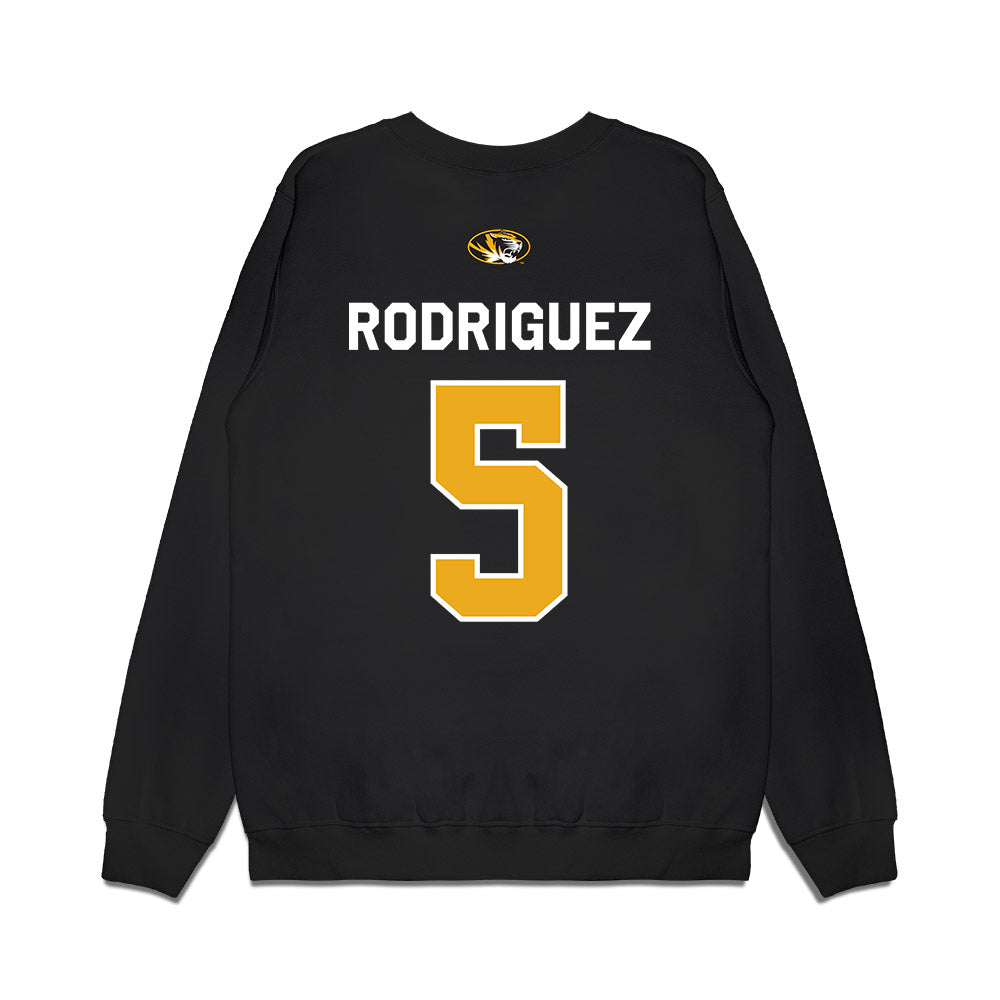 Missouri - NCAA Football : Nicholas Rodriguez - Memorial Stadium 100 Year Anniversary Premium Crewneck Sweatshirt-1