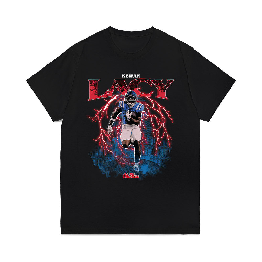 Ole Miss - NCAA Football : Kewan Lacy - Collage Comfort Colors T-Shirt-0