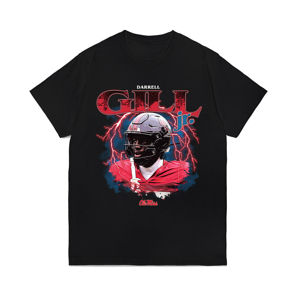 Ole Miss - NCAA Football : Darrell Gill Jr. - Collage Comfort Colors T-Shirt-0