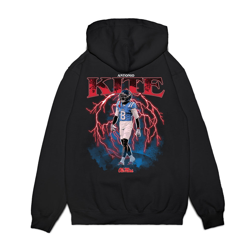 Ole Miss - NCAA Football : Antonio Kite - Collage Premium Hooded Sweatshirt-1