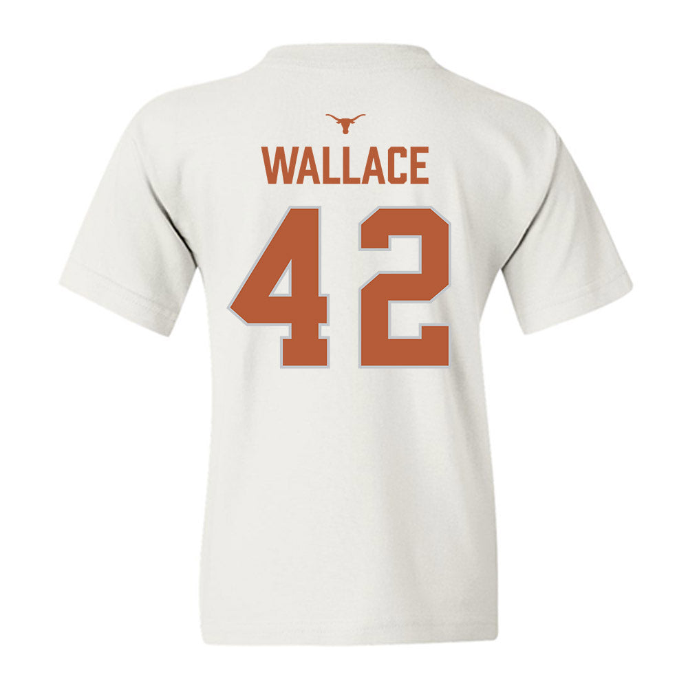 Texas - NCAA Softball : Anne Wallace - National Champions 2026 Hook' Em Youth T-Shirt-1