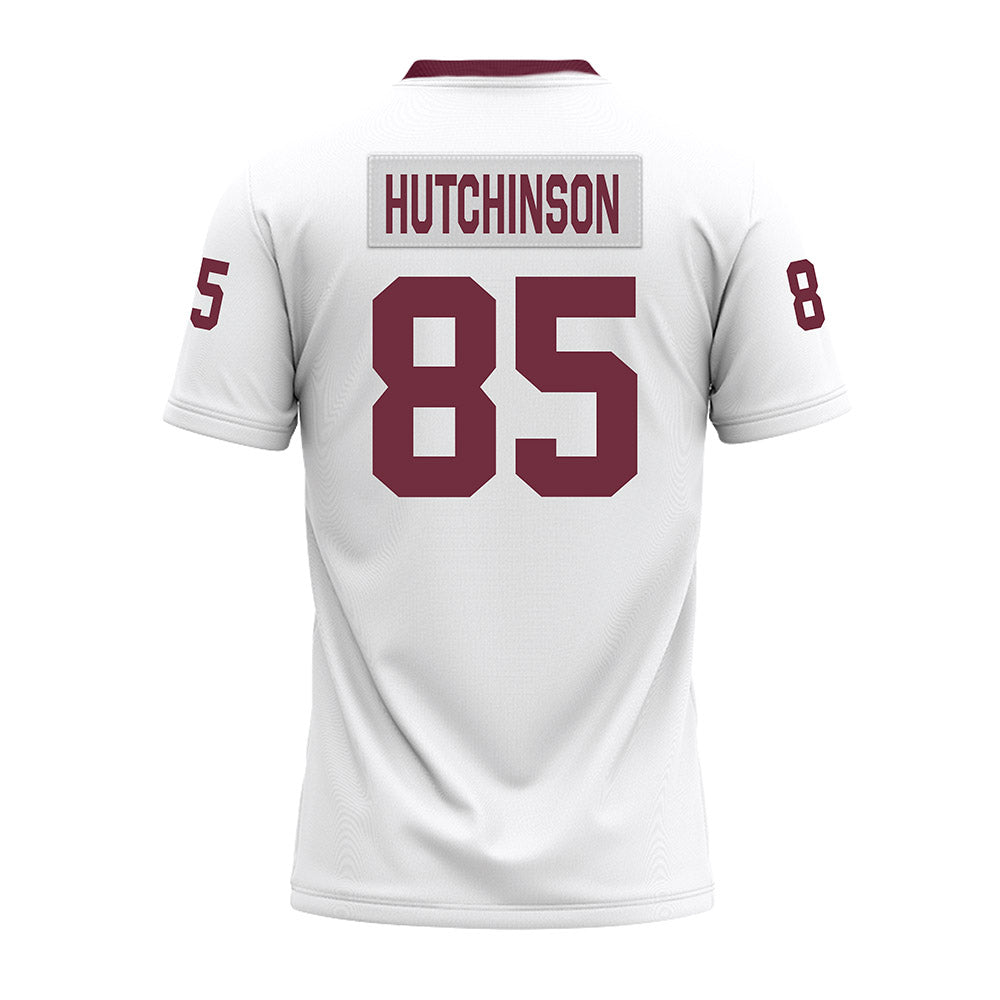 Mississippi State - NCAA Football : Luke Hutchinson - White Premium Football Jersey-1
