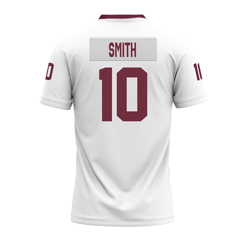 Mississippi State - NCAA Football : jalen smith - White Premium Football Jersey-1