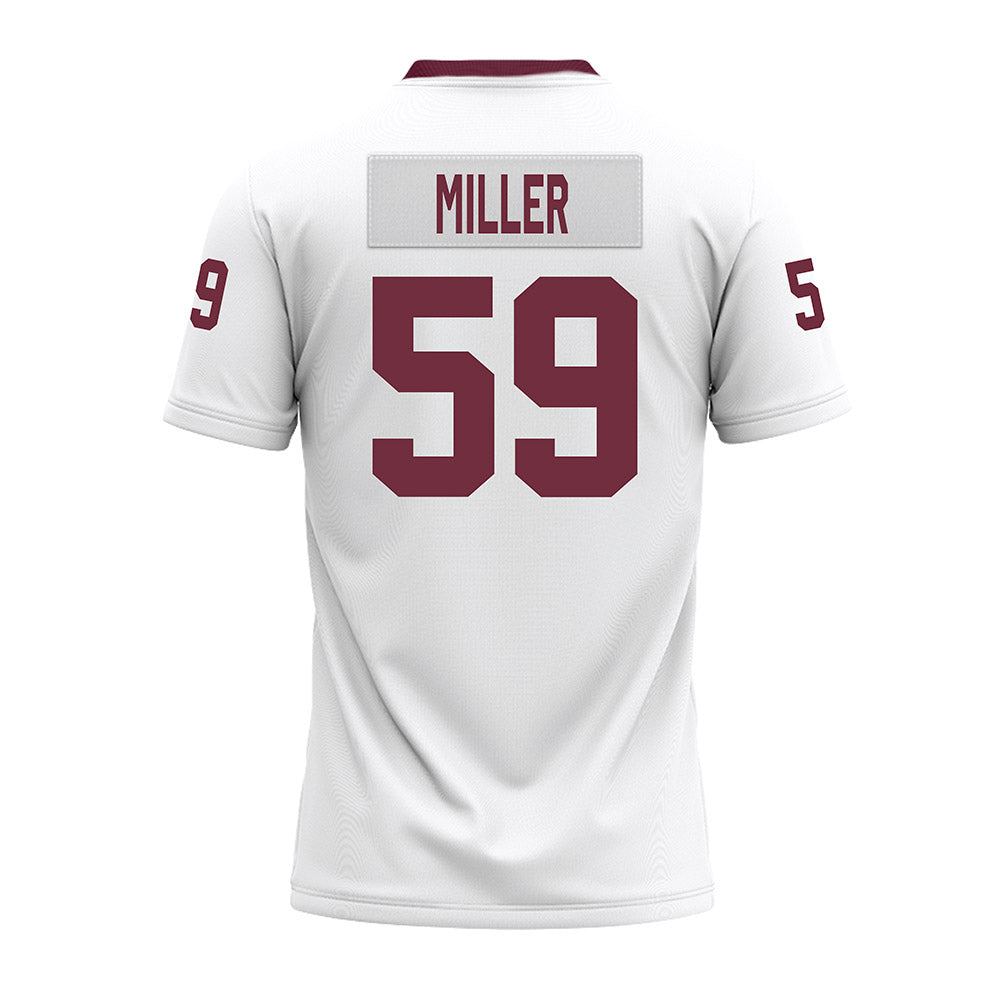 Mississippi State - NCAA Football : Tyler Miller - White Premium Football Jersey-1