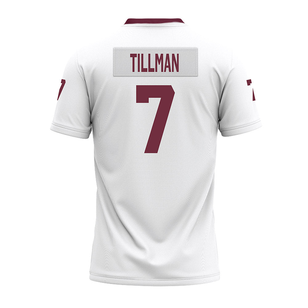 Mississippi State - NCAA Football : Zakari Tillman - White Premium Football Jersey-1