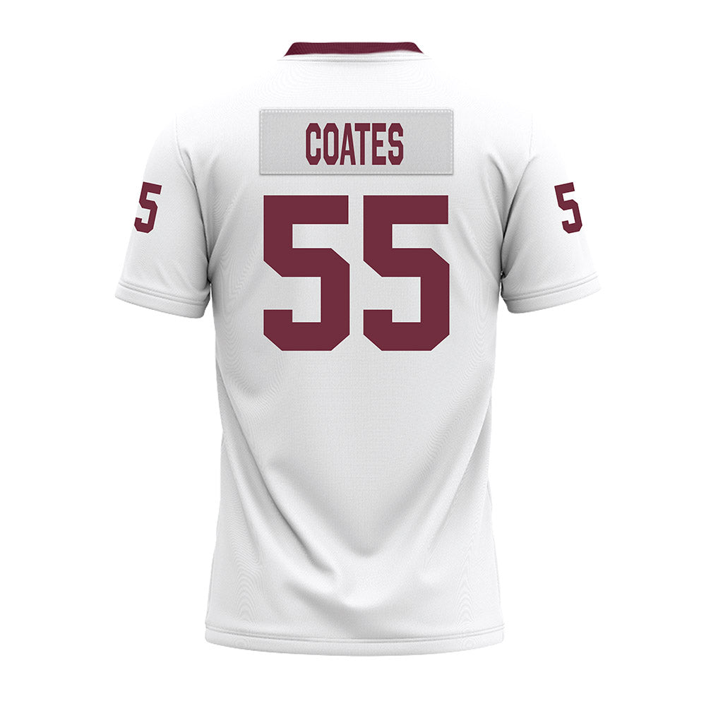 Mississippi State - NCAA Football : Colin Coates - White Premium Football Jersey-1