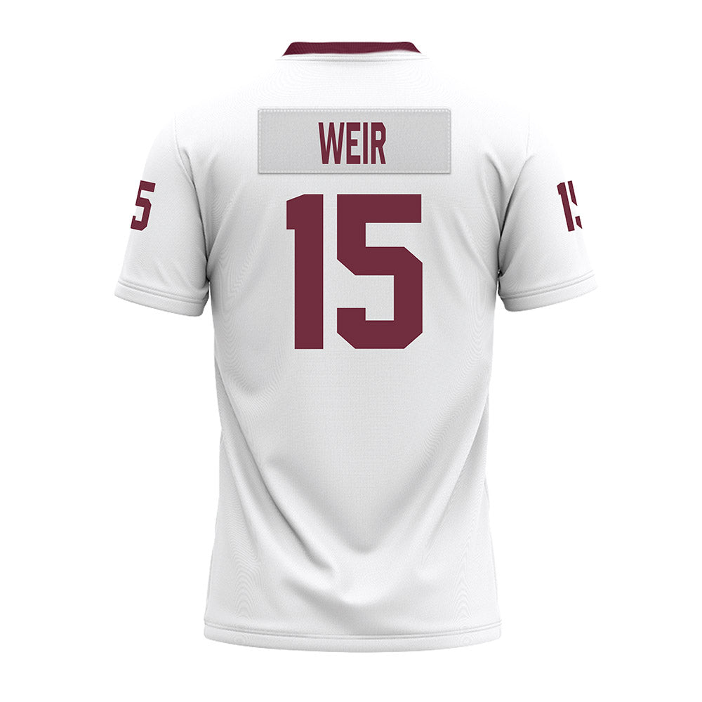 Mississippi State - NCAA Football : Jake Weir - White Premium Football Jersey-1
