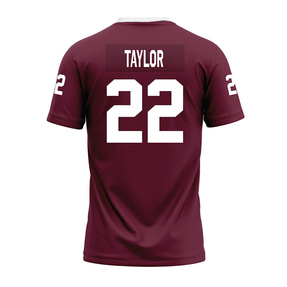 Mississippi State - NCAA Football : Jaiden Taylor - Maroon Premium Football Jersey-1