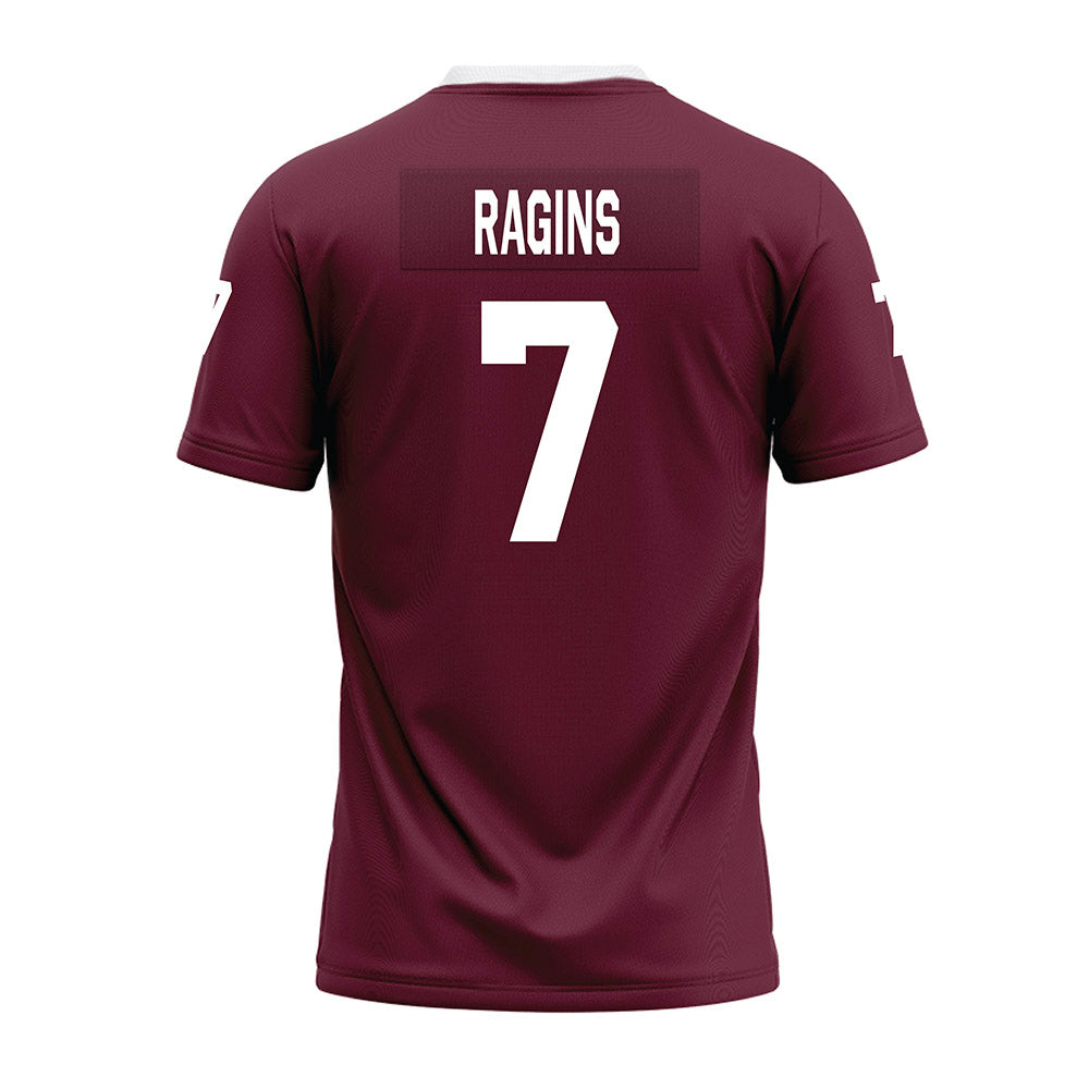 Mississippi State - NCAA Football : Zion Ragins - Maroon Premium Football Jersey-1