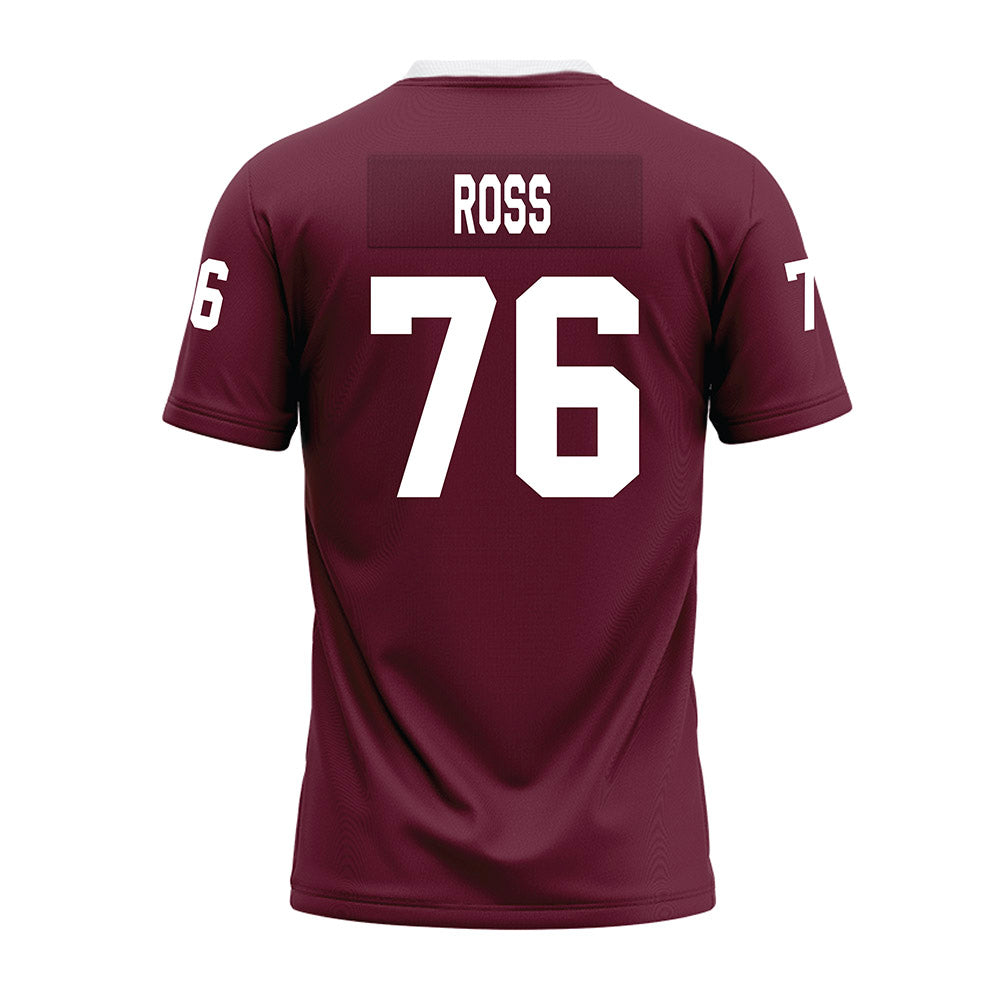 Mississippi State - NCAA Football : Jayden Ross - Maroon Premium Football Jersey-1