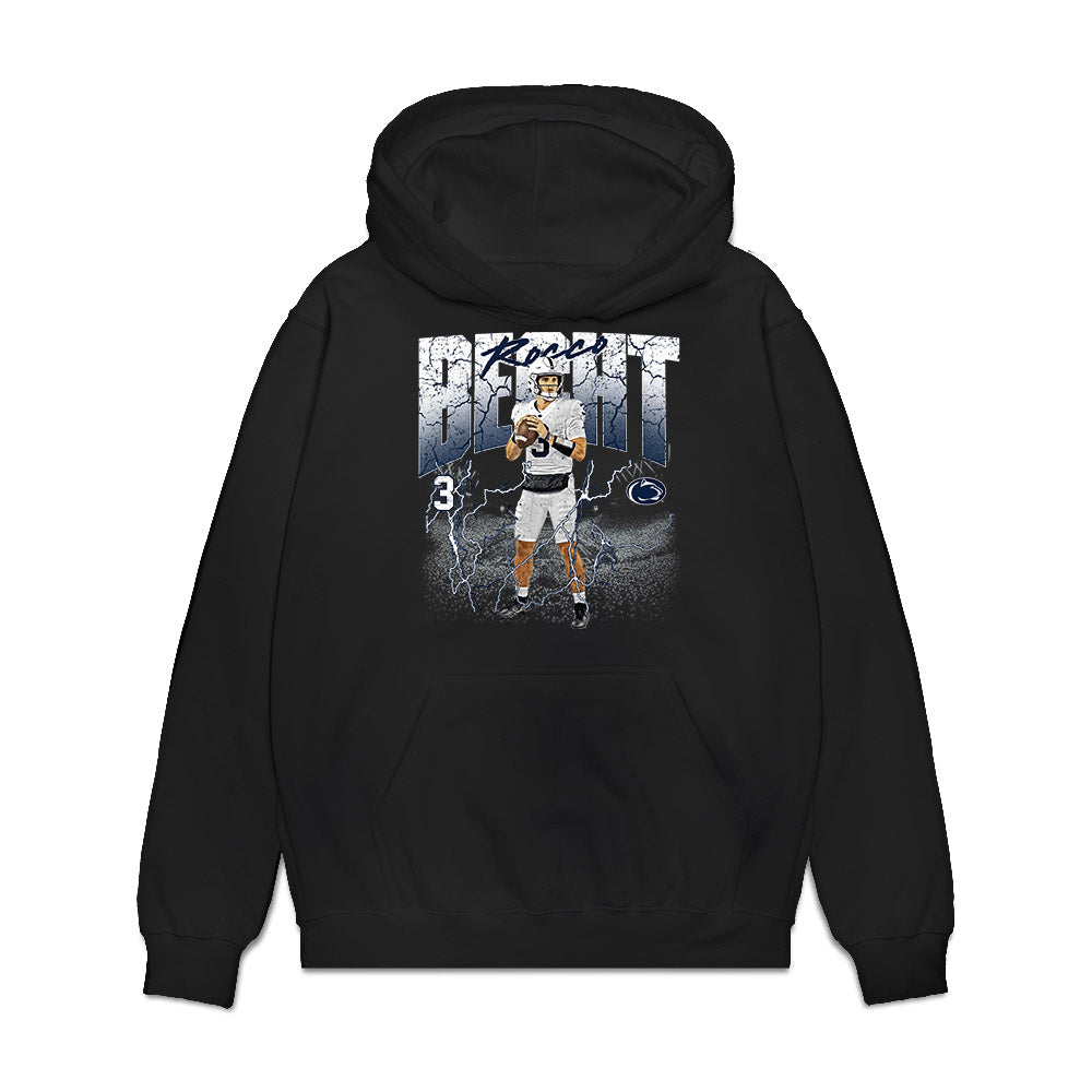 Penn State - NCAA Football : Rocco Becht - Collage Premium Hooded Sweatshirt-0