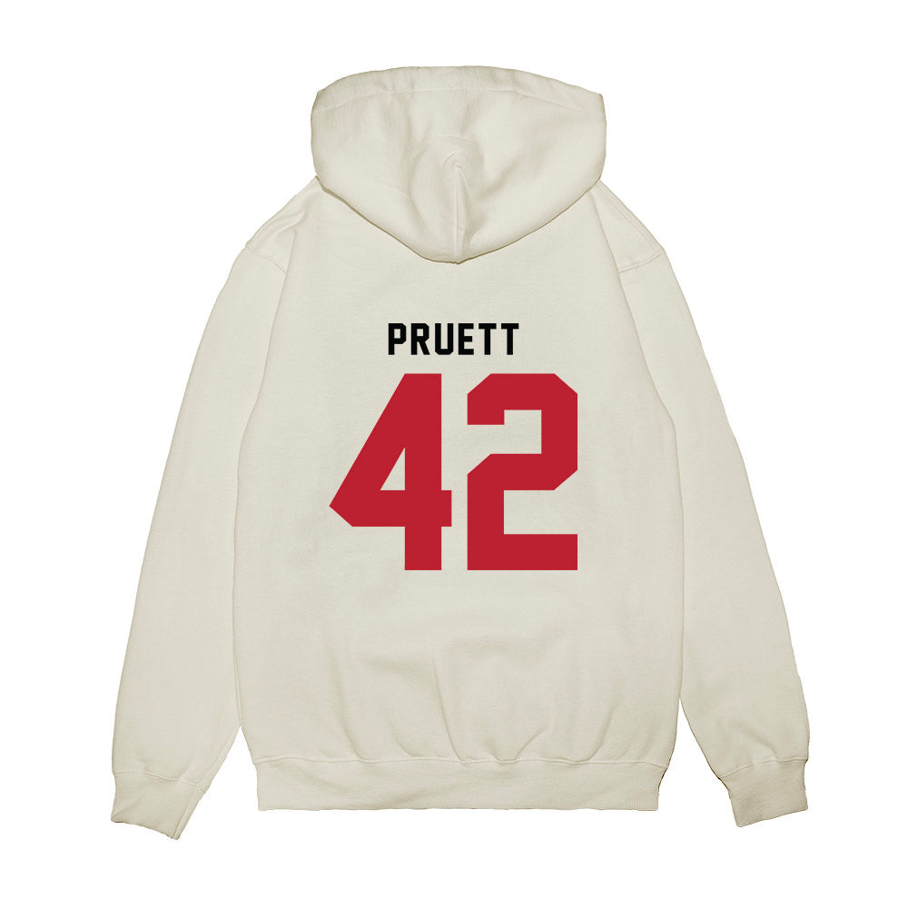 Georgia - NCAA Baseball : Brad Pruett - OmaDawgs Premium Hooded Sweatshirt-1