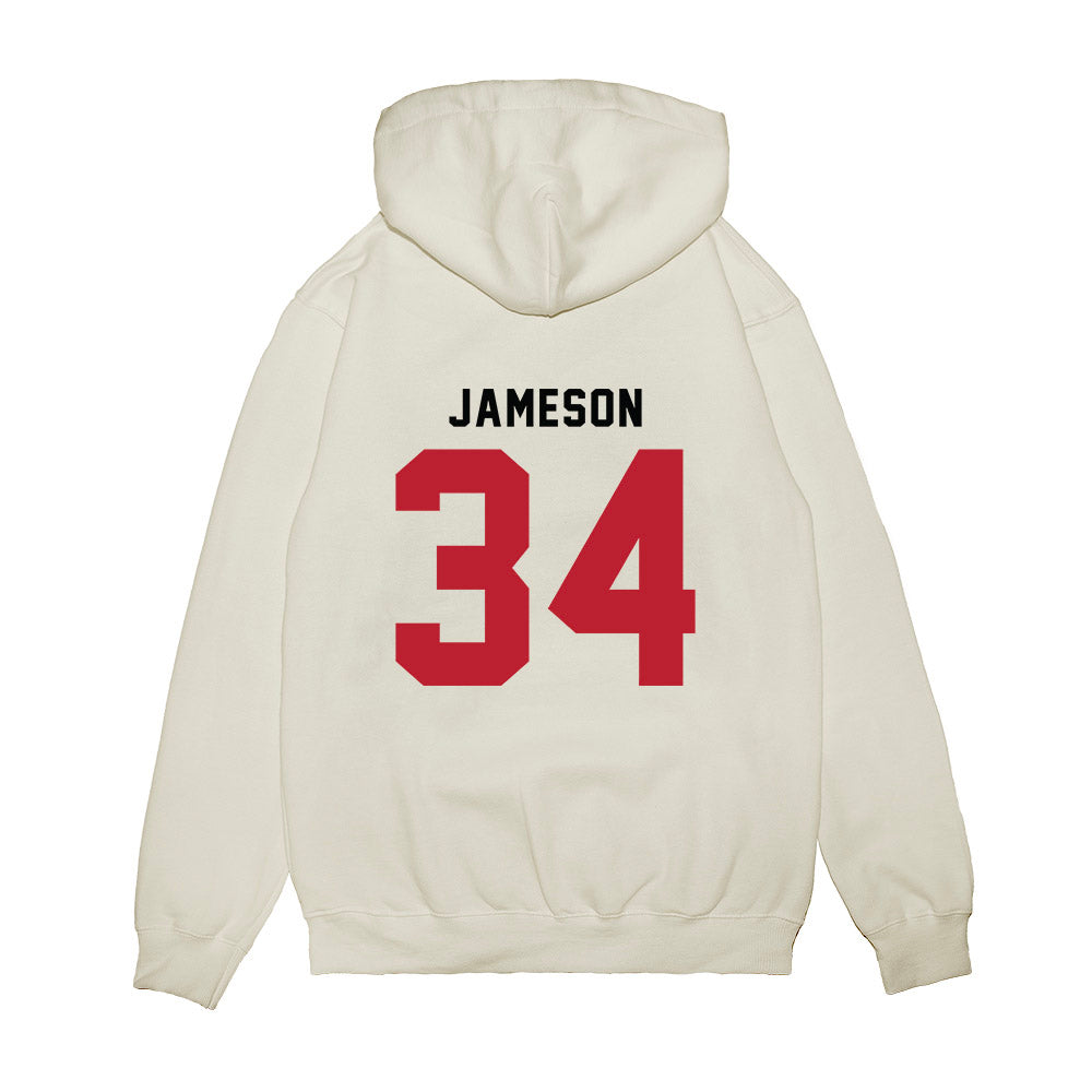 Georgia - NCAA Baseball : Caleb Jameson - OmaDawgs Premium Hooded Sweatshirt-1