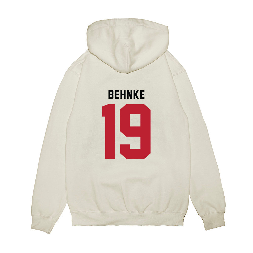 Georgia - NCAA Baseball : Andrew Behnke - OmaDawgs Premium Hooded Sweatshirt-1