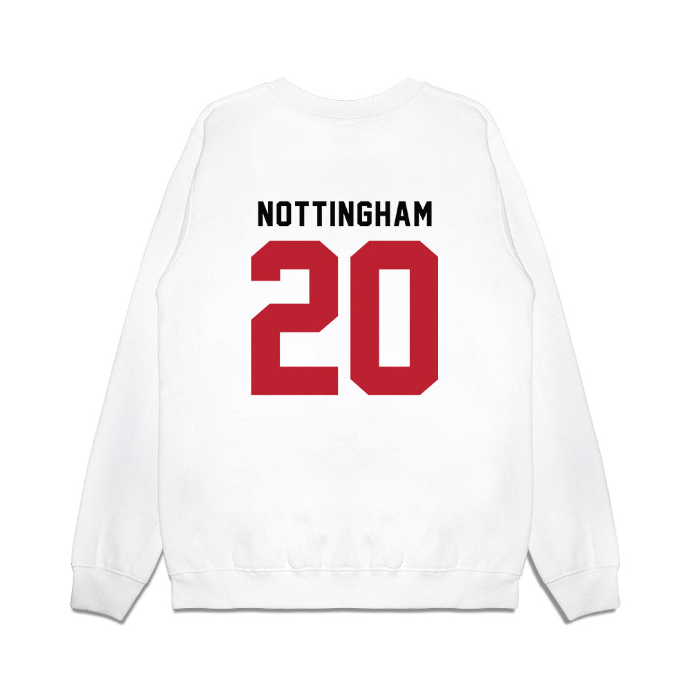 Georgia - NCAA Baseball : Joe Nottingham - OmaDawgs Premium Crewneck Sweatshirt-1