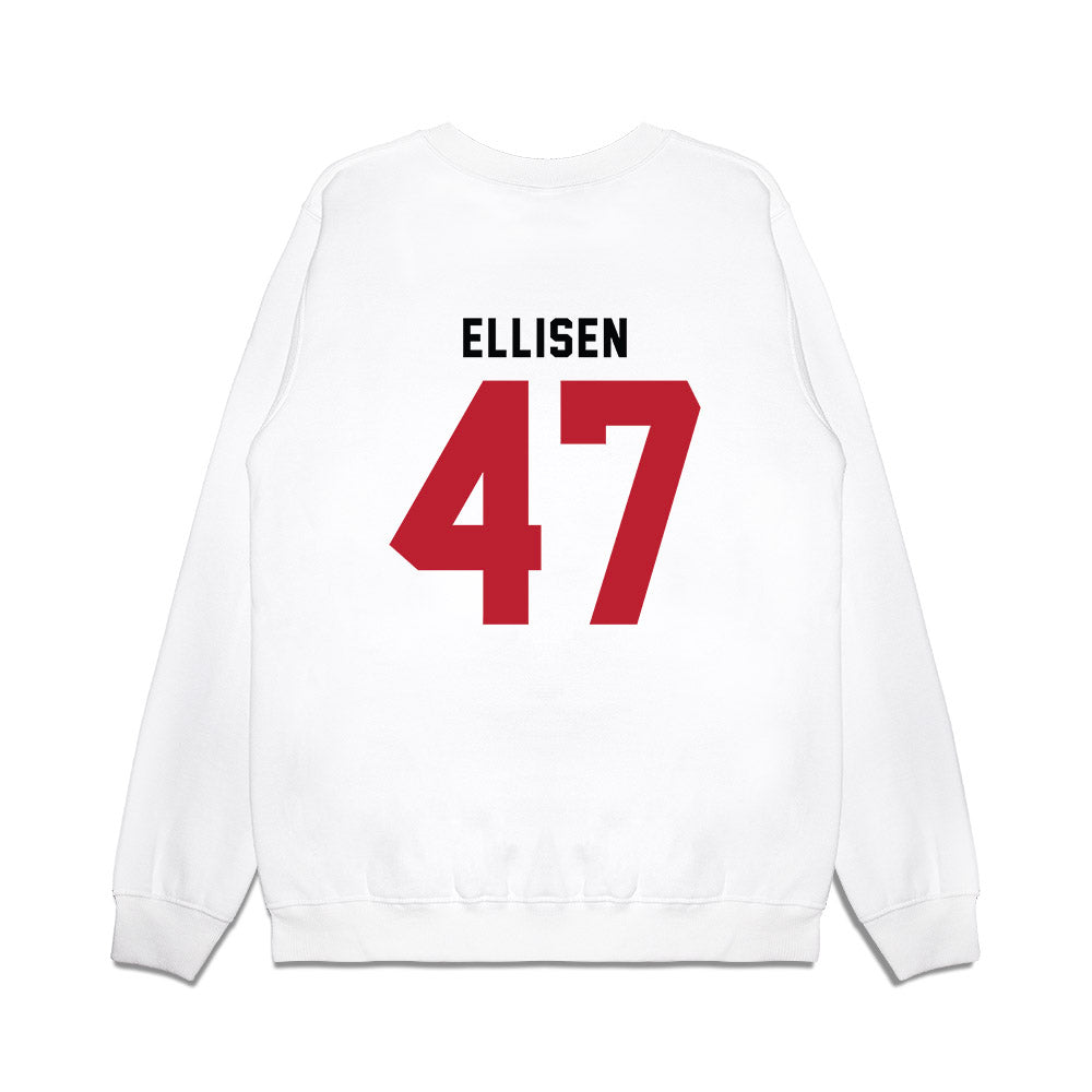 Georgia - NCAA Baseball : Thomas Ellisen - OmaDawgs Premium Crewneck Sweatshirt-1