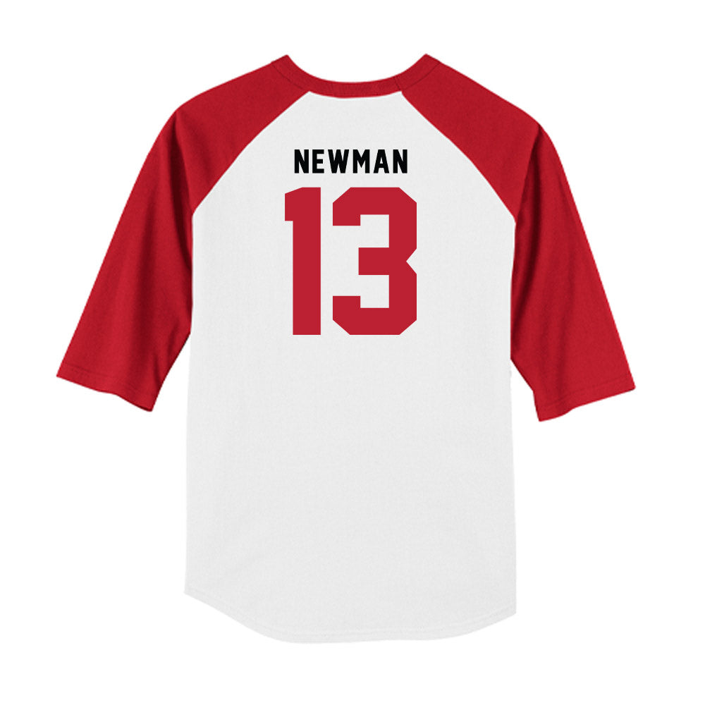 Georgia - NCAA Baseball : Scott Newman - OmaDawgs Raglan Shirt-1