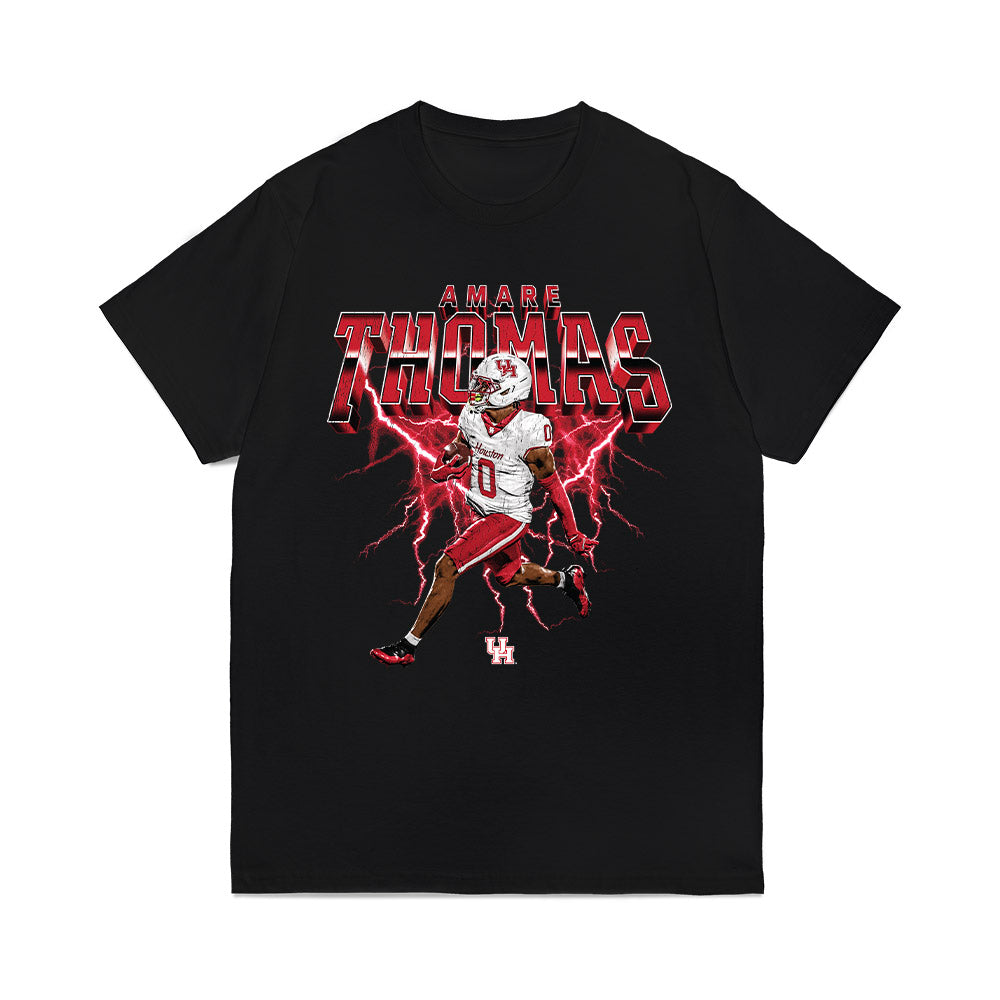 Houston - NCAA Football : Amare Thomas - Collage Comfort Colors T-Shirt-0