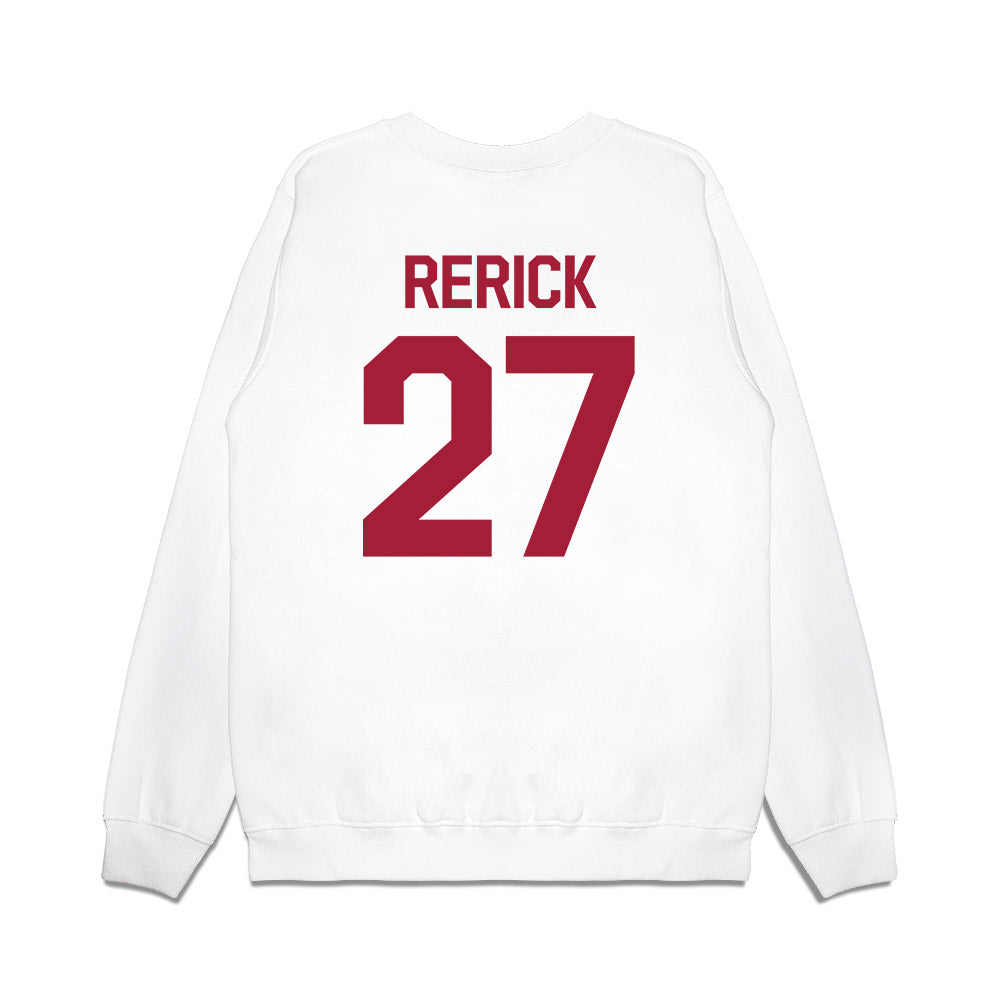 Oklahoma - NCAA Baseball : Drew Rerick - Graphic Premium Crewneck Sweatshirt-1