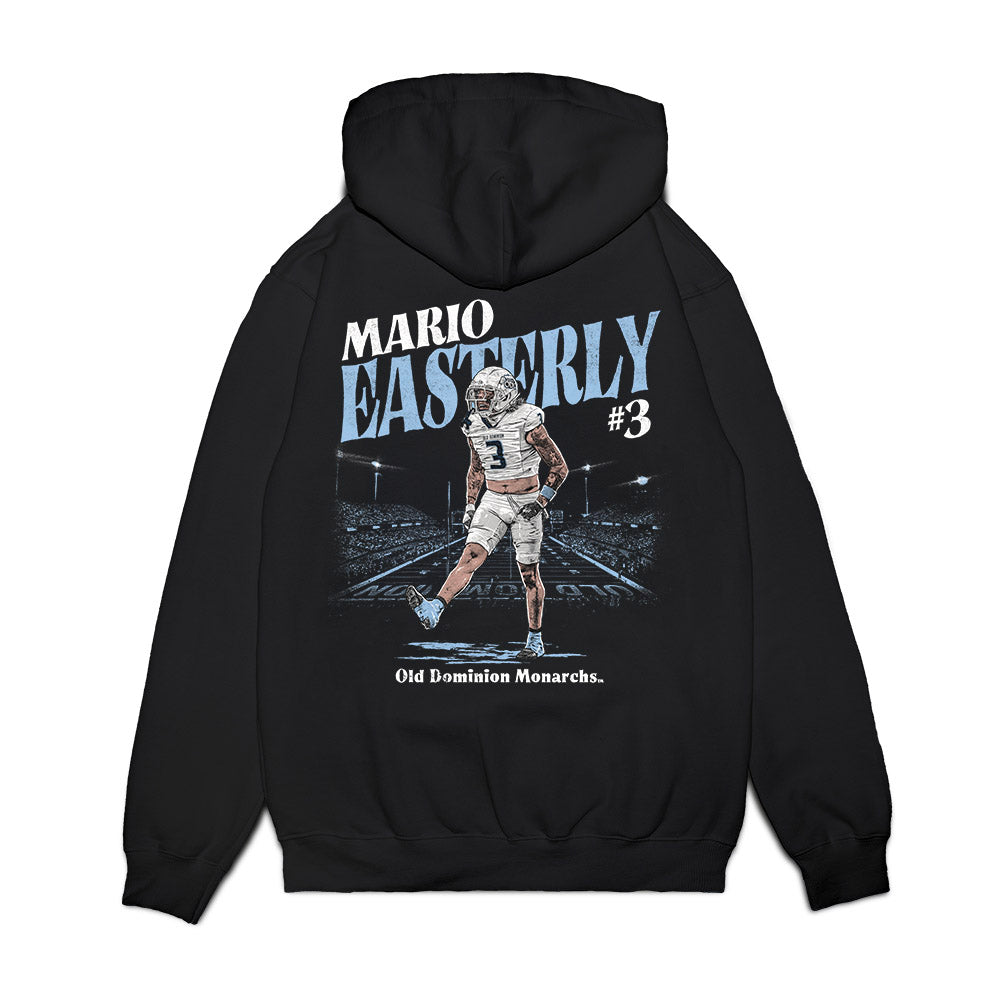 Old Dominion - NCAA Football : Mario Easterly - Collage Premium Hooded Sweatshirt-1