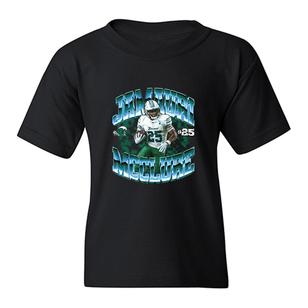 Tulane - NCAA Football : Jamauri McClure - Collage Youth T-Shirt-0