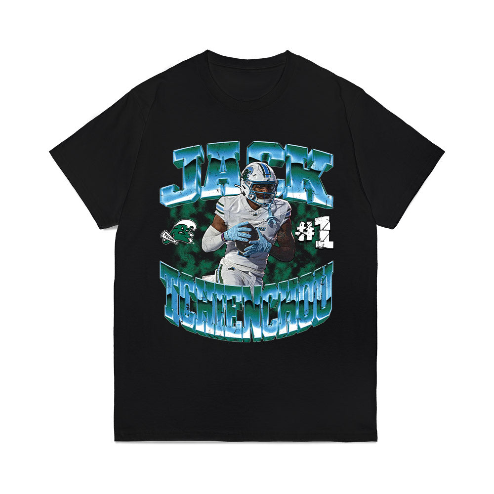 Tulane - NCAA Football : Jack Tchienchou - Collage Comfort Colors T-Shirt-0