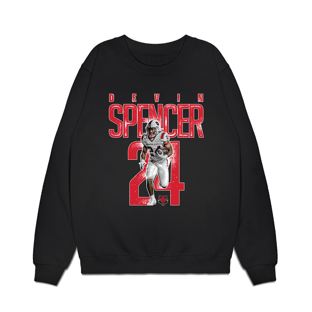 Arkansas State - NCAA Football : Devin Spencer - Collage Premium Crewneck Sweatshirt-0