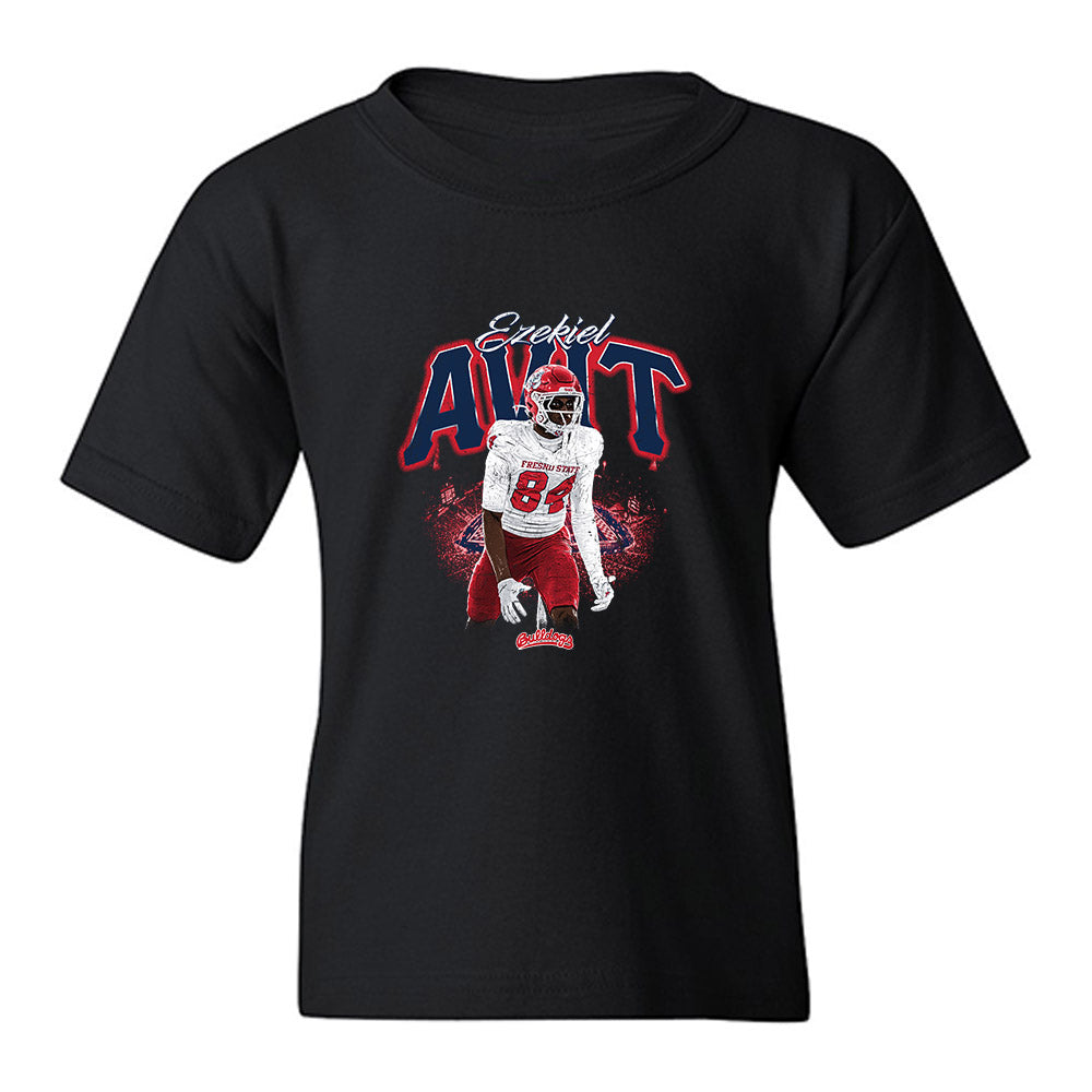 Fresno State - NCAA Football : Ezekiel Avit - Collage Youth T-Shirt-0