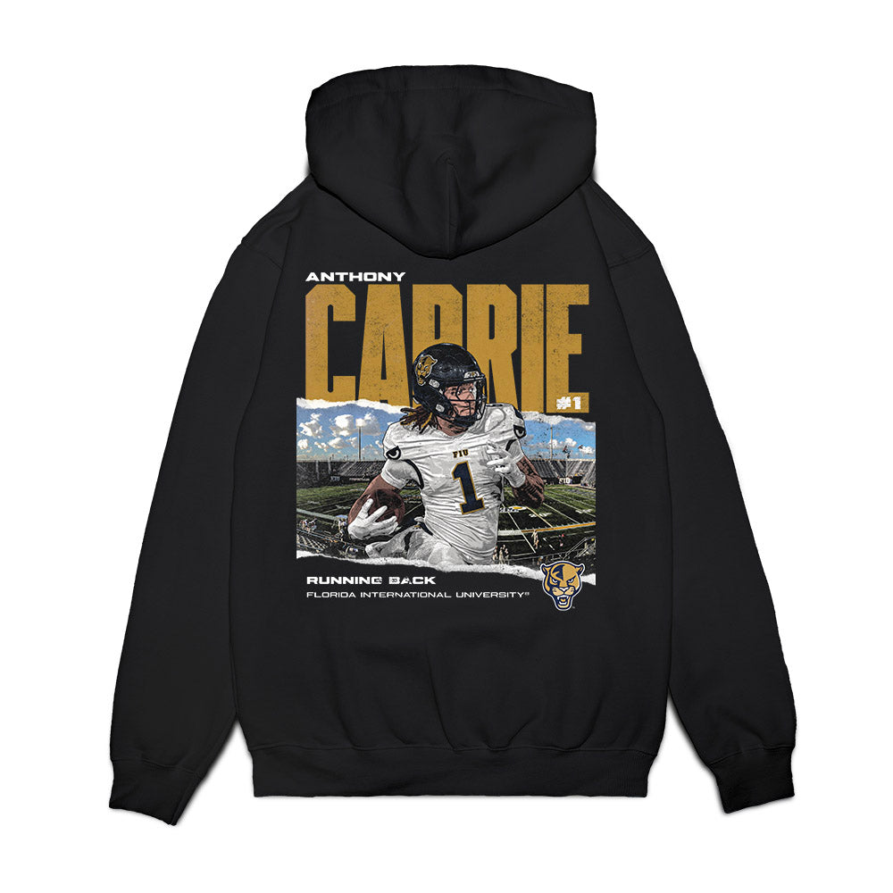 FIU - NCAA Football : Anthony Carrie - Collage Premium Hooded Sweatshirt-1
