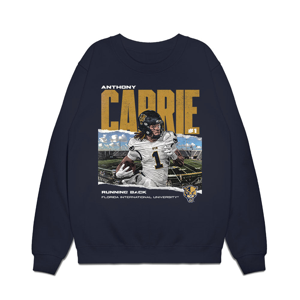 FIU - NCAA Football : Anthony Carrie - Collage Premium Crewneck Sweatshirt-0