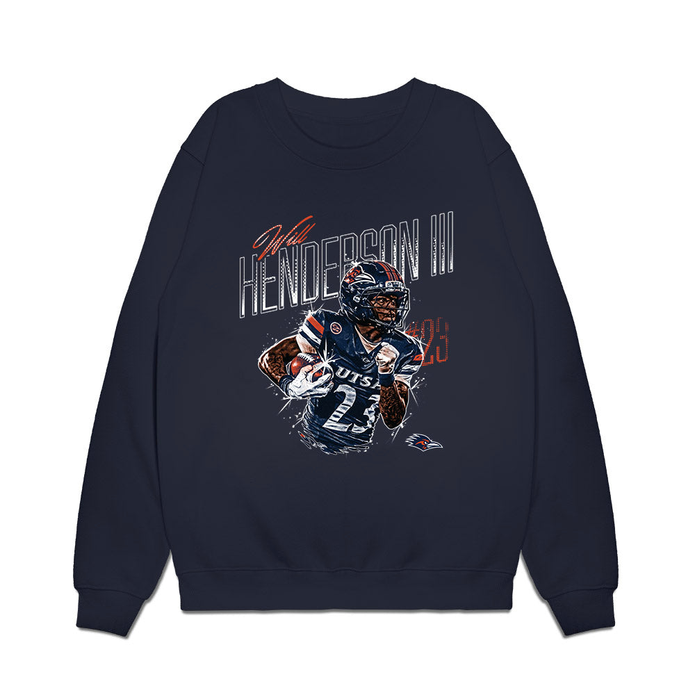 UTSA - NCAA Football : Will Henderson - Collage Premium Crewneck Sweatshirt-0