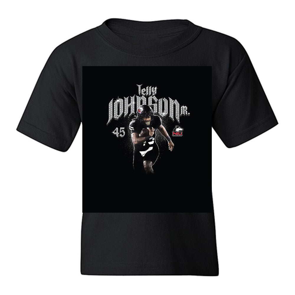 Northern Illinois - NCAA Football : Telly Johnson Jr. - Collage Youth T-Shirt-0