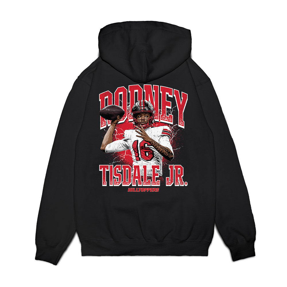 Western Kentucky - NCAA Football : Rodney Tisdale Jr. - Collage Premium Hooded Sweatshirt-1