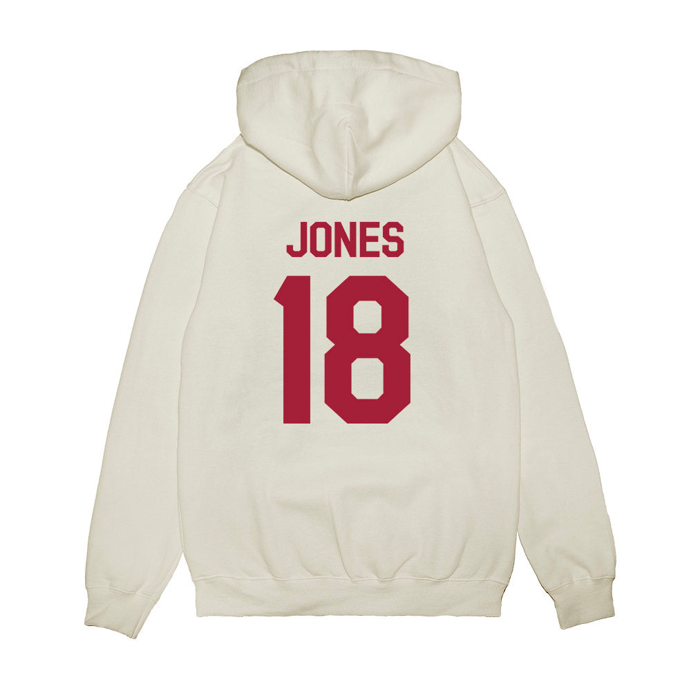 Oklahoma - University of Oklahoma - NCAA Baseball : Gavyn Jones - 2026 National Champions Premium Hooded Sweatshirt-1