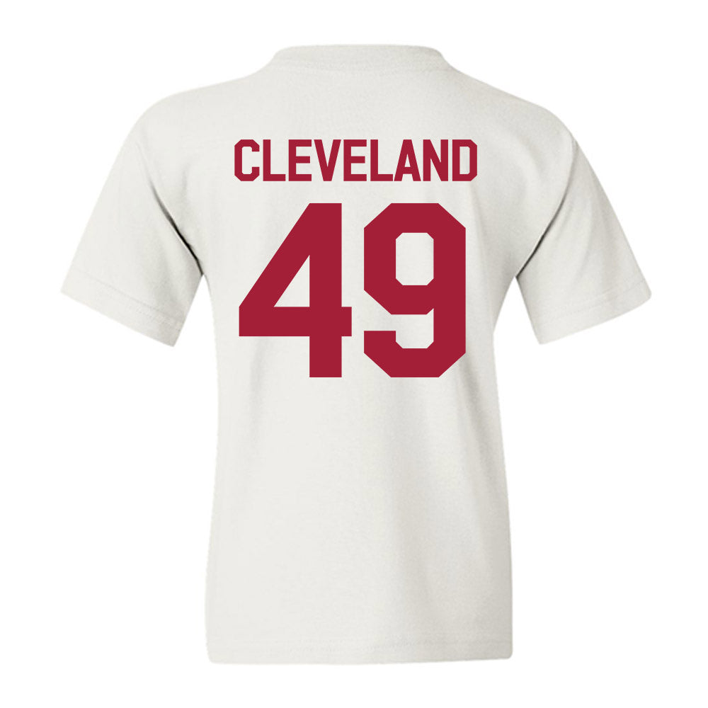 Oklahoma - University of Oklahoma - NCAA Baseball : Jackson Cleveland - 2026 National Champions Youth T-Shirt-1