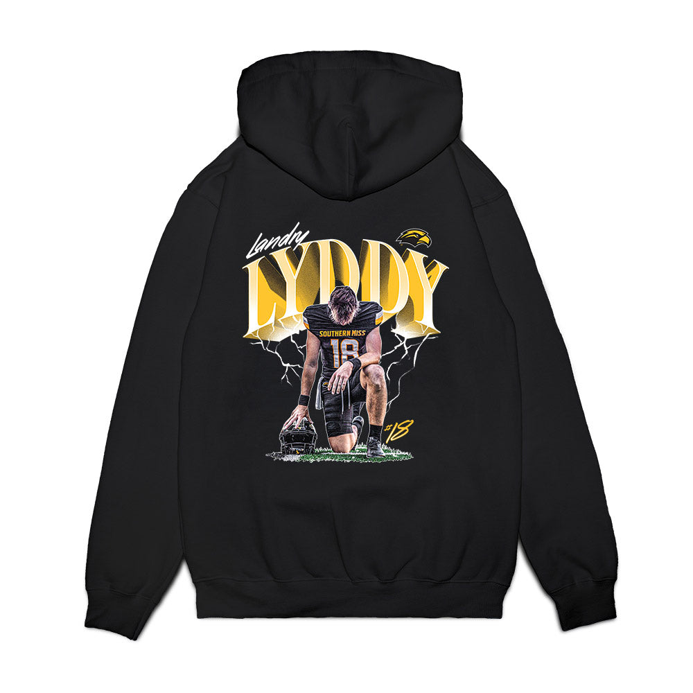 Southern Miss - NCAA Football : Landry Lyddy - Collage Premium Hooded Sweatshirt-1
