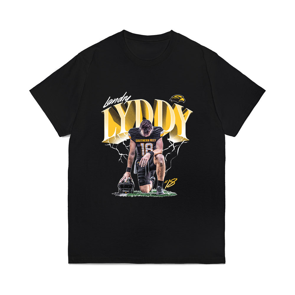 Southern Miss - NCAA Football : Landry Lyddy - Collage Comfort Colors T-Shirt-0