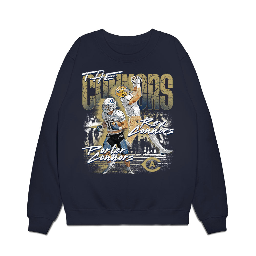 UC Davis - NCAA Football : Graphic Premium Crewneck Sweatshirt-0