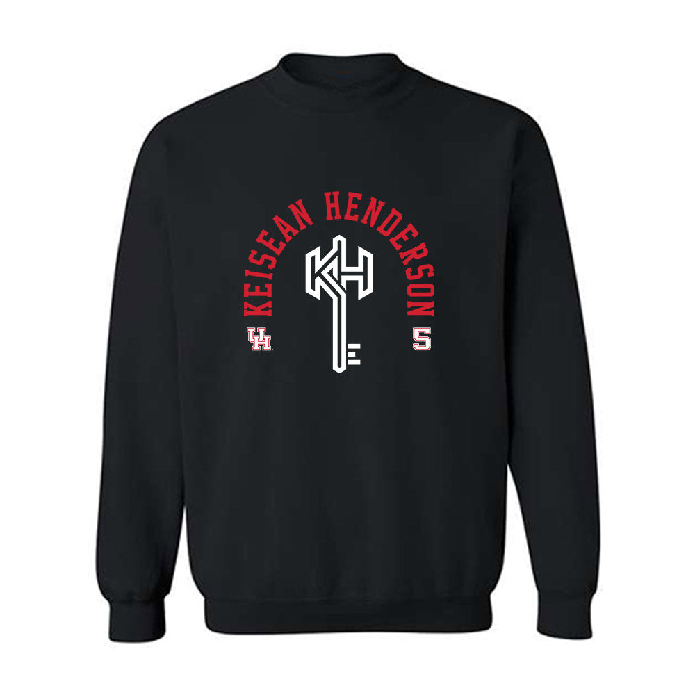 Houston - NCAA Football : Keisean Henderson - Graphic Crewneck Sweatshirt-0