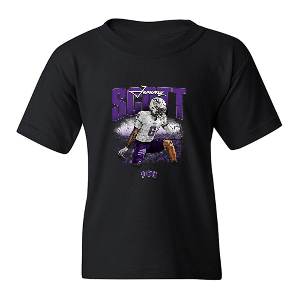 TCU - NCAA Football : Jeremy Scott - Collage Youth T-Shirt-0