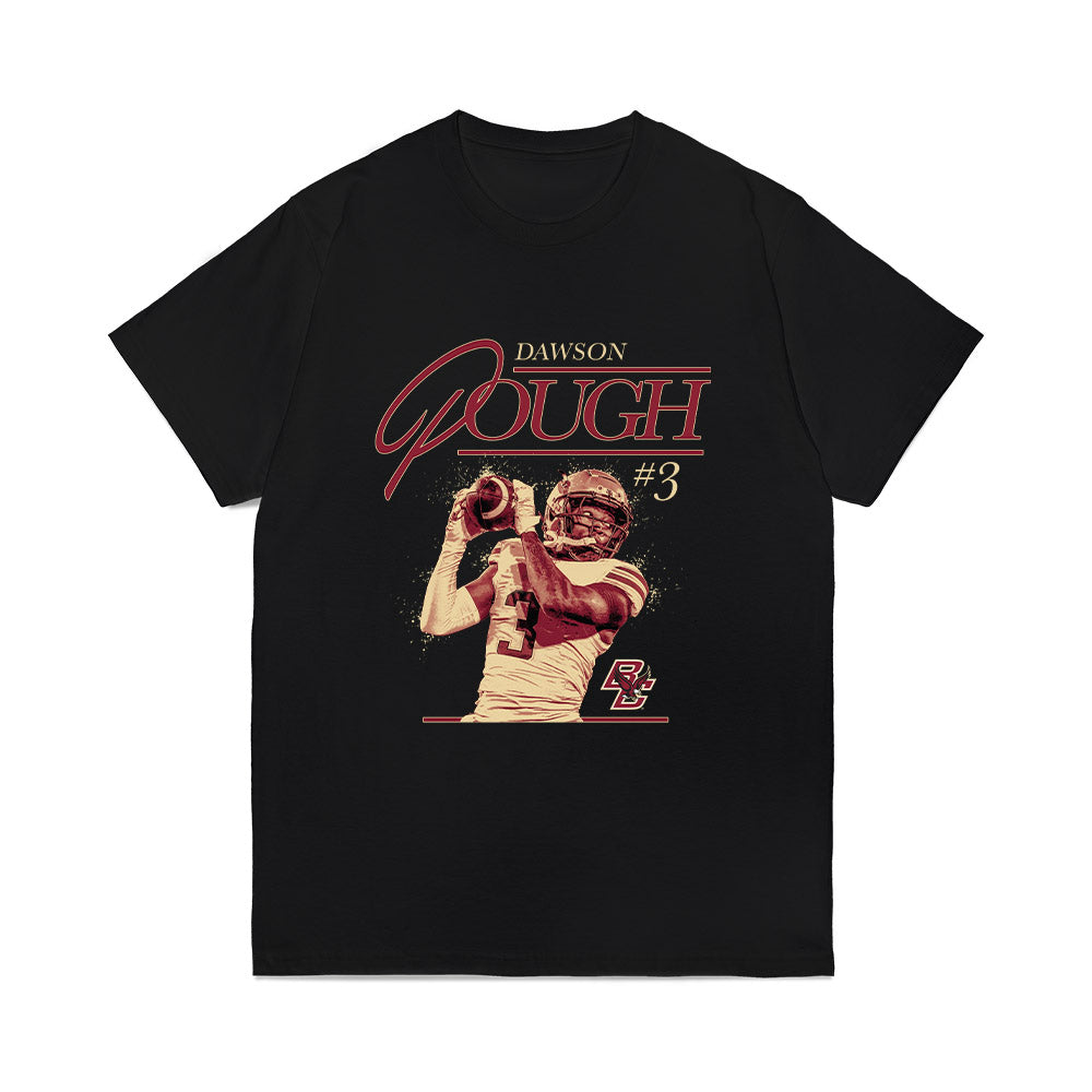 Boston College - NCAA Football : Dawson Pough - Graphic Comfort Colors T-Shirt-0
