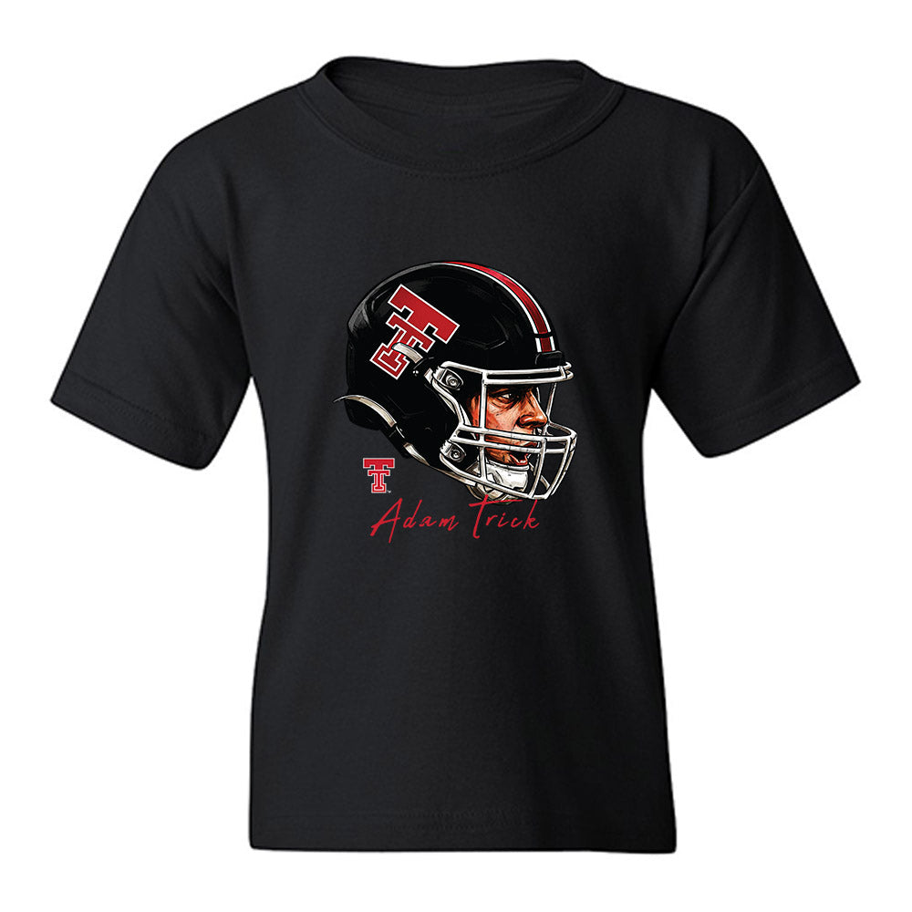 Texas Tech - NCAA Football : Adam Trick - Game Face Youth T-Shirt-0