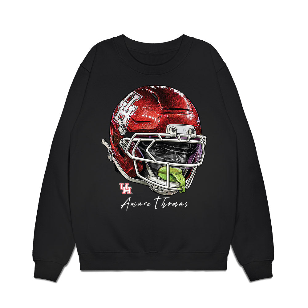 Houston - NCAA Football : Amare Thomas - Game Face Premium Crewneck Sweatshirt-0